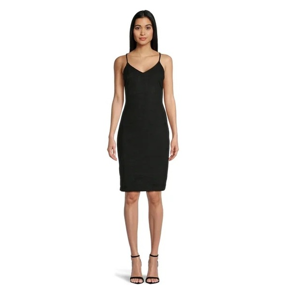 No Boundaries Dresses & Skirts - Black Midi Dress Faux Suede Junior’s 15/17 Women’s 10/12 NWT